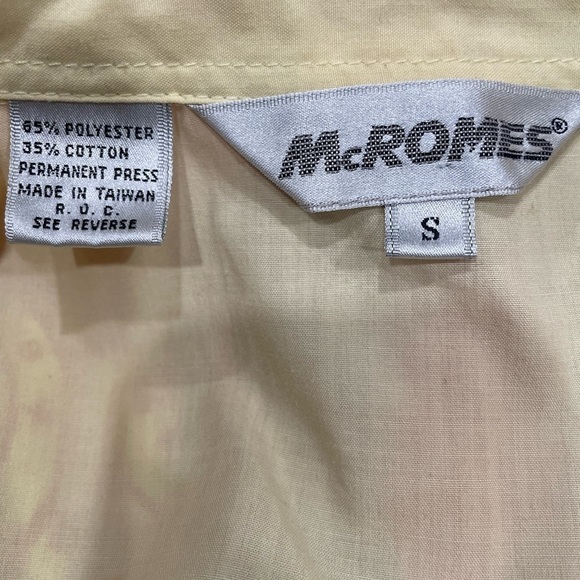 Vintage yellow button down shirt - Picture 5 of 7